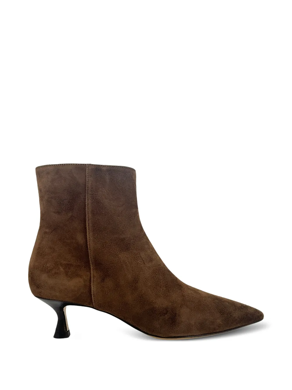 mara bini pointed-toe suede ankle boots