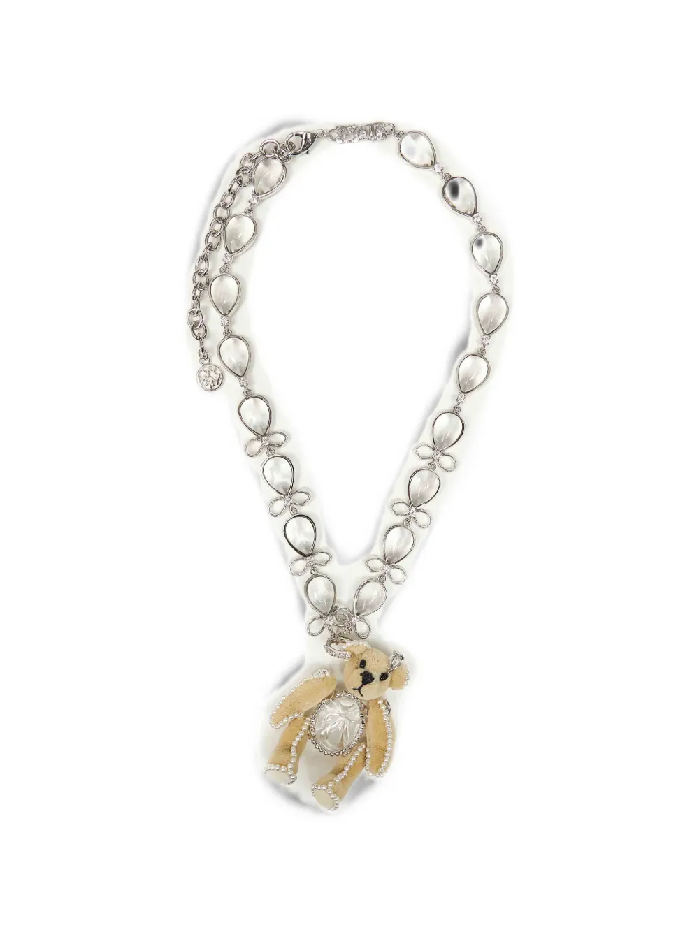 Yvmin Paradise Teddy-bear Pendant Necklace In Multi