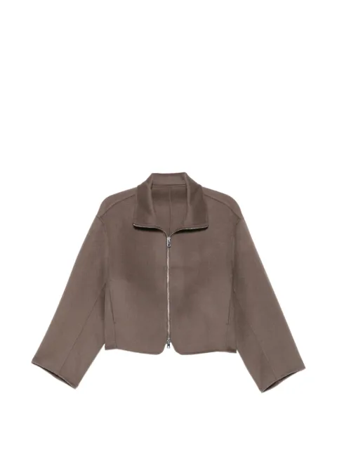 Filippa K zip-up wool cropped jacket