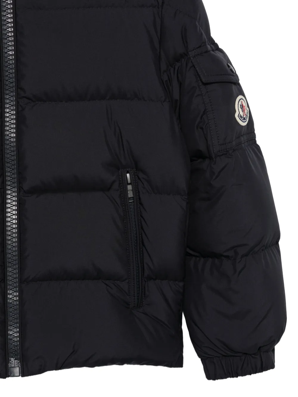Moncler Enfant Gewatteerde jas Zwart