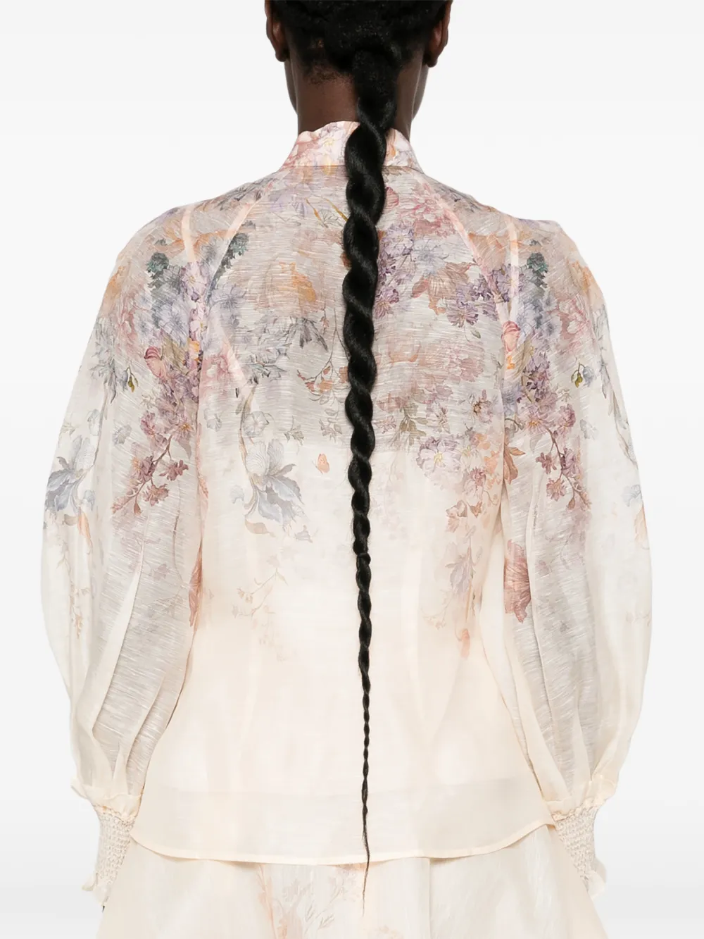 ZIMMERMANN Blouse met bloemenprint Beige