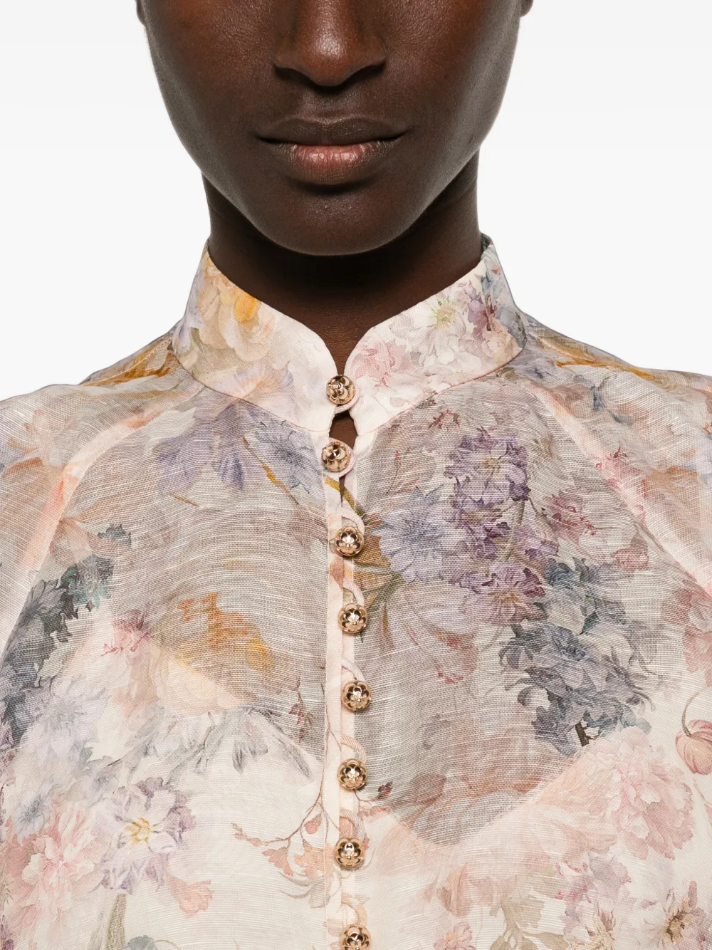 ZIMMERMANN Blouse met bloemenprint Beige