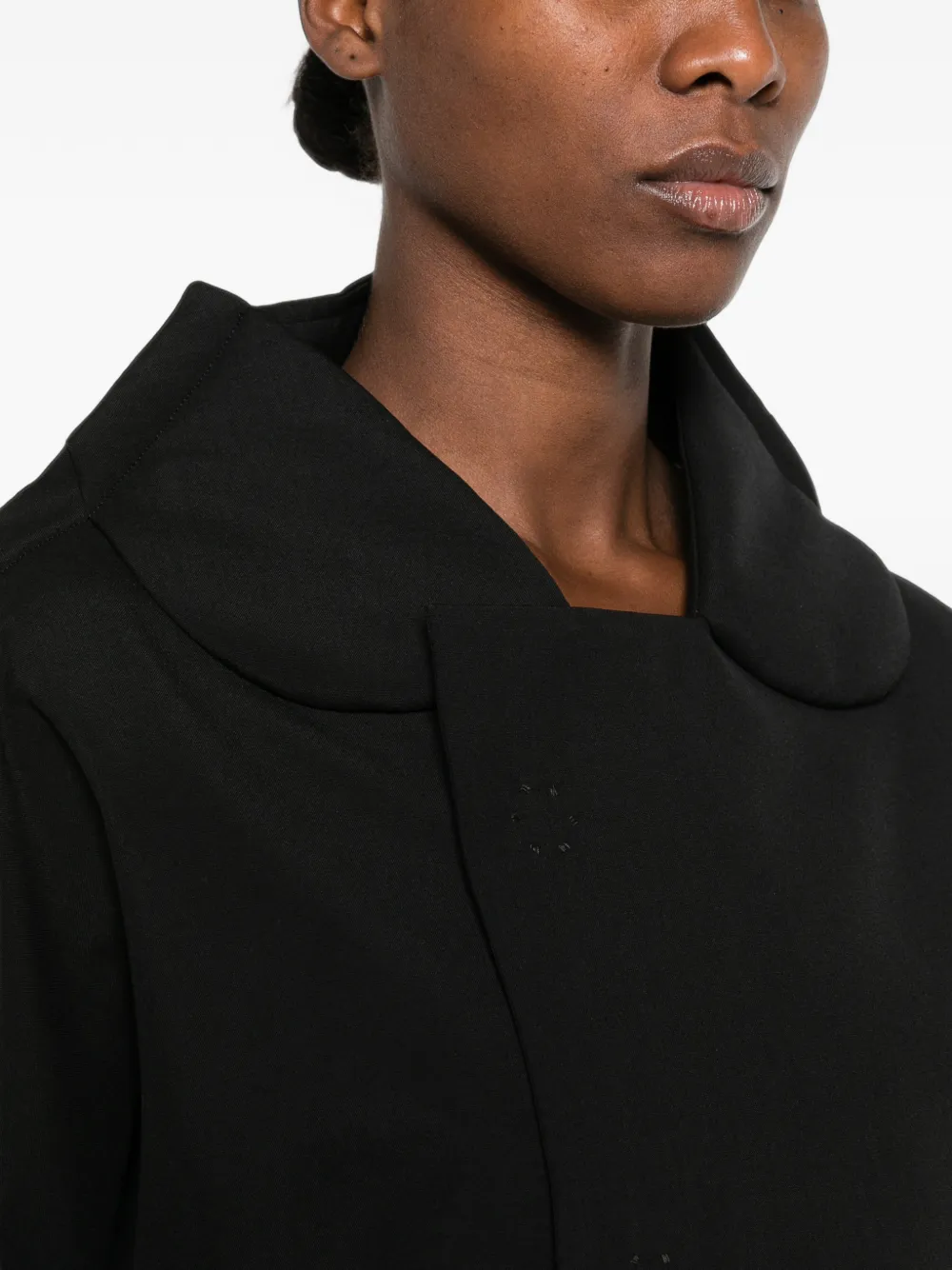 Comme Des Garçons Jack met Peter Pan-kraag Zwart