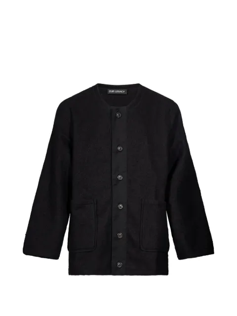 OUR LEGACY button-up patch-pocket jacket
