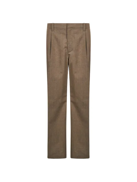 OUR LEGACY pleated straight-leg trousers