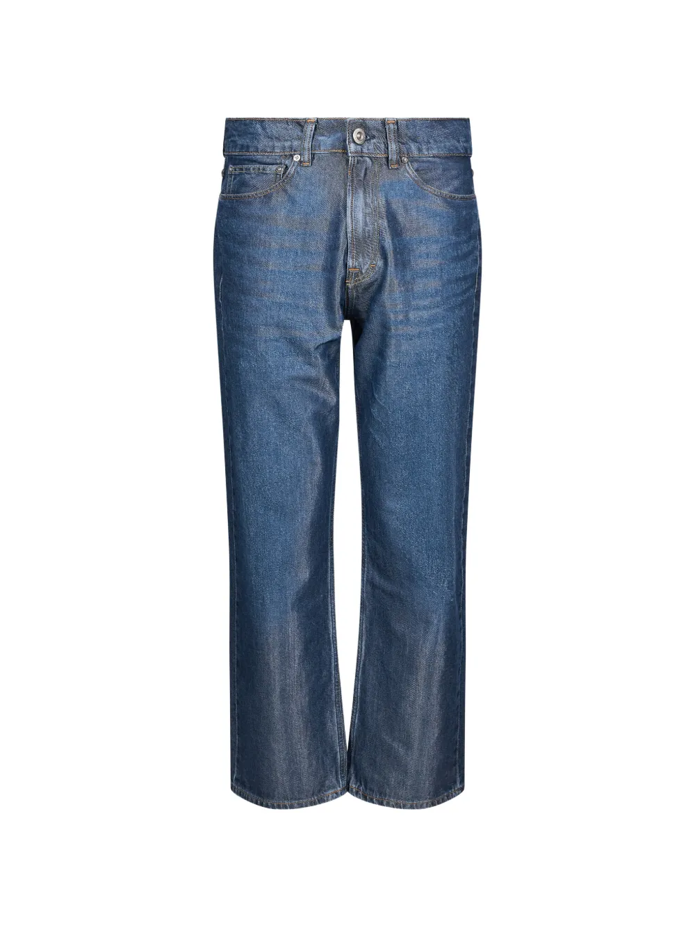OUR LEGACY Third Cut faded straight-leg jeans - Blu