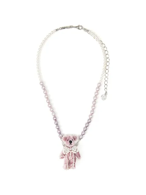 YVMIN teddy-bear pearl necklace