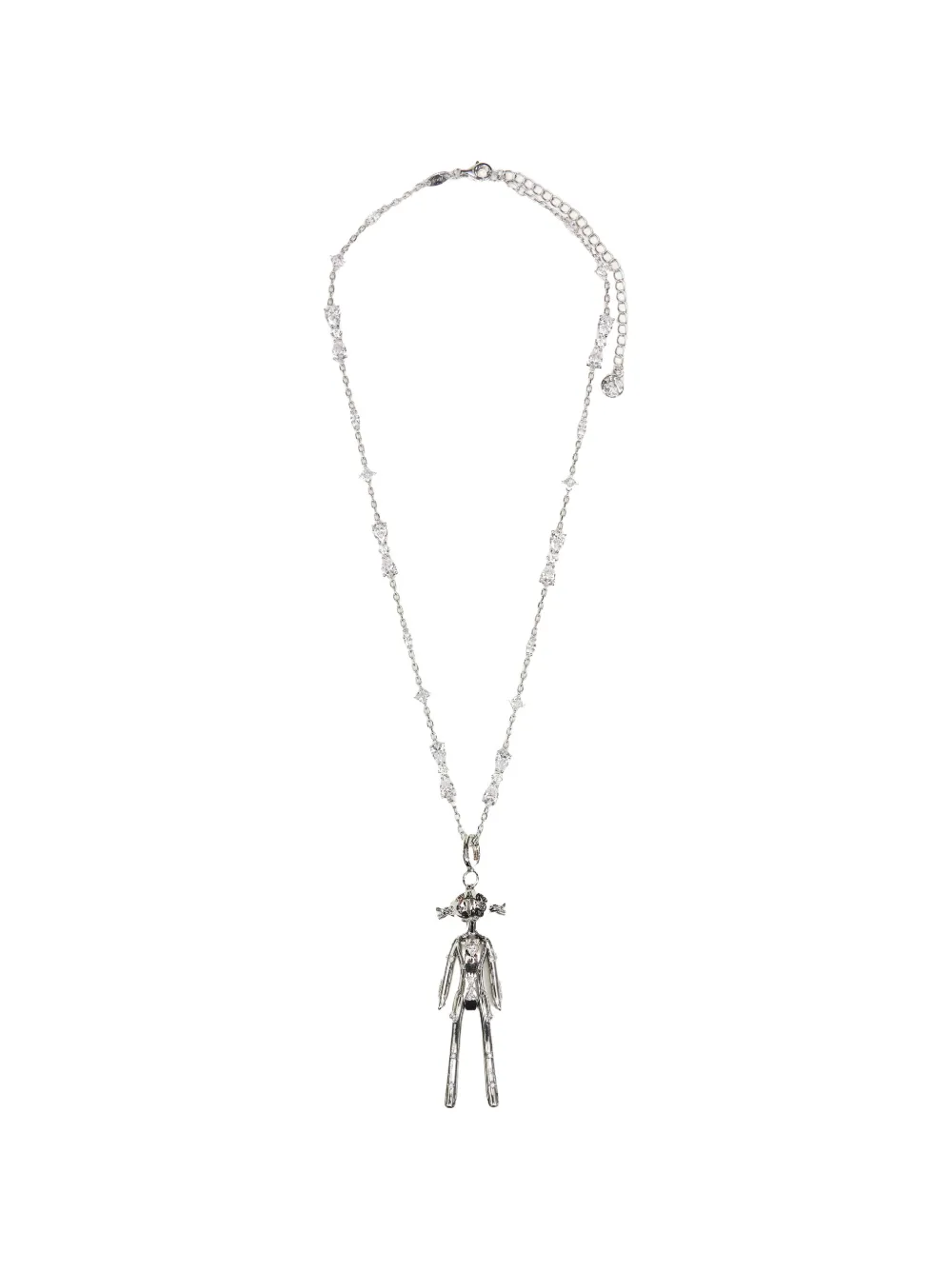 YVMIN small Girl crystal-embellished doll necklace