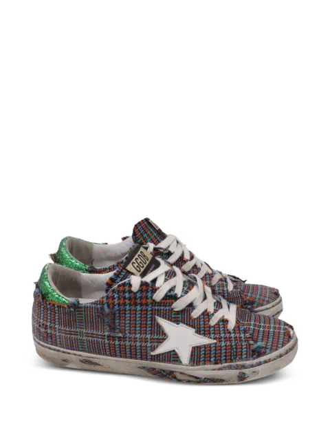 Golden Goose baskets Superstar à carreaux