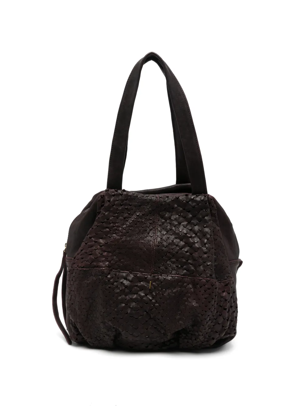 Mialuis Riri Taipan leather shoulder bag - Viola