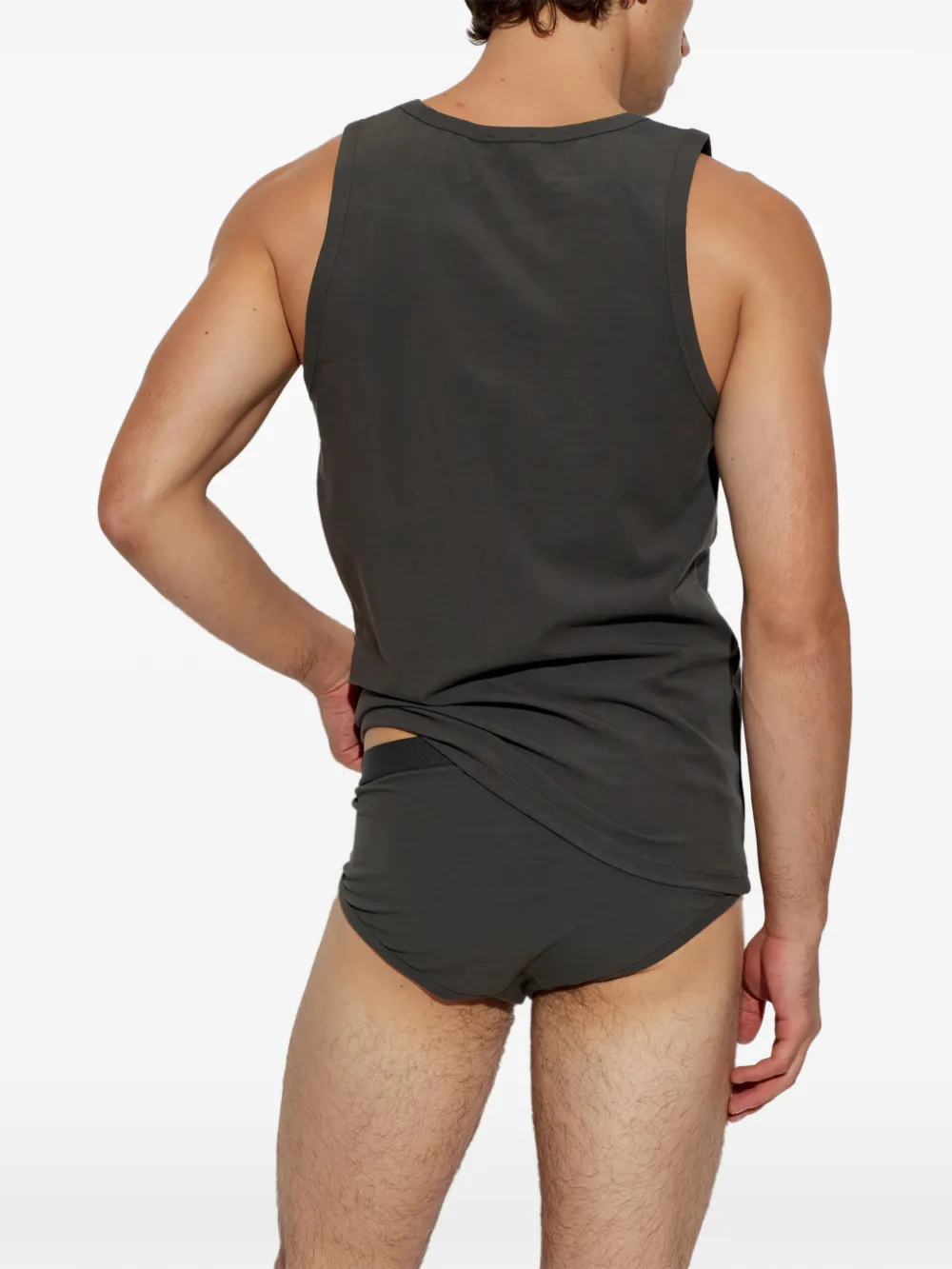 MM6 Maison Margiela Tanktop met logoprint Grijs
