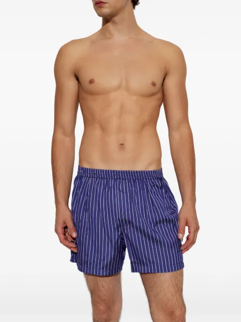 TOM FORD pinstripe-print silk boxer shorts