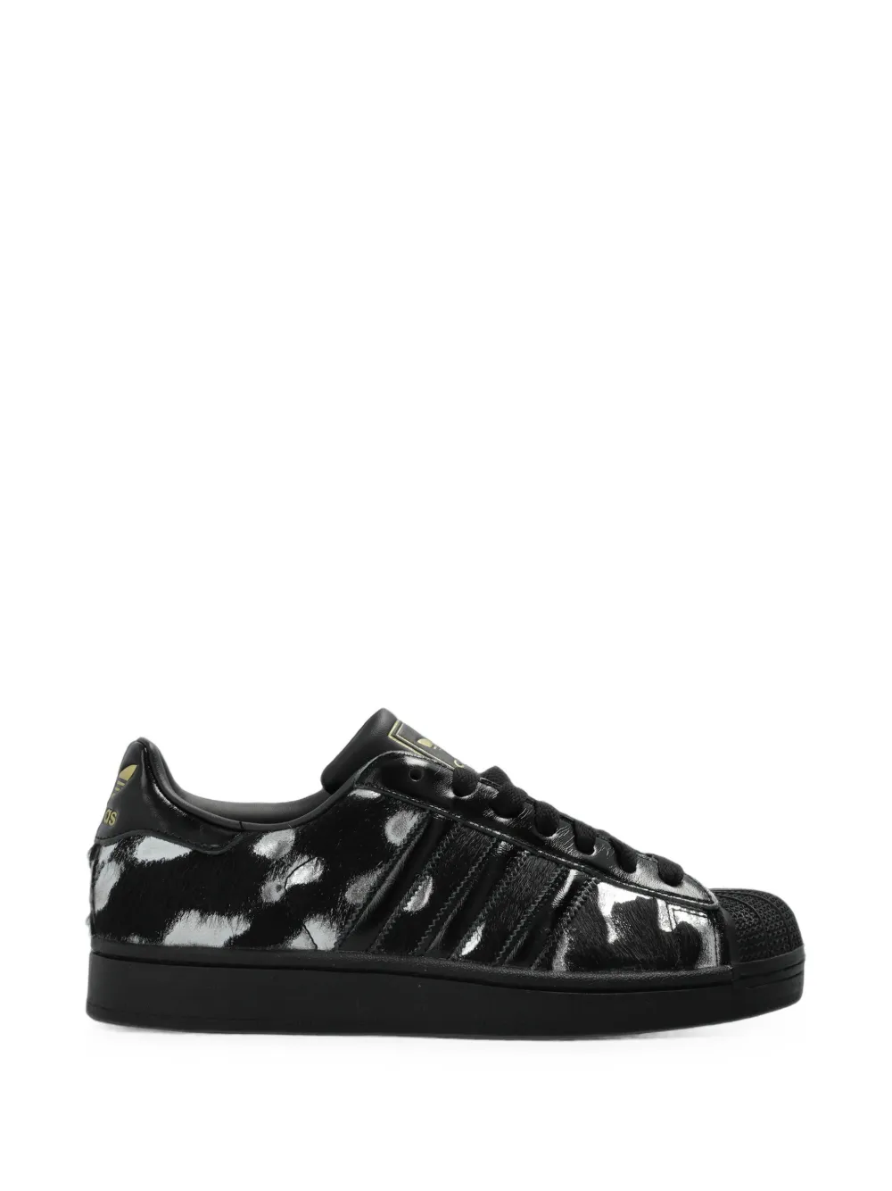 adidas Superstar II pony-hair effect sneakers