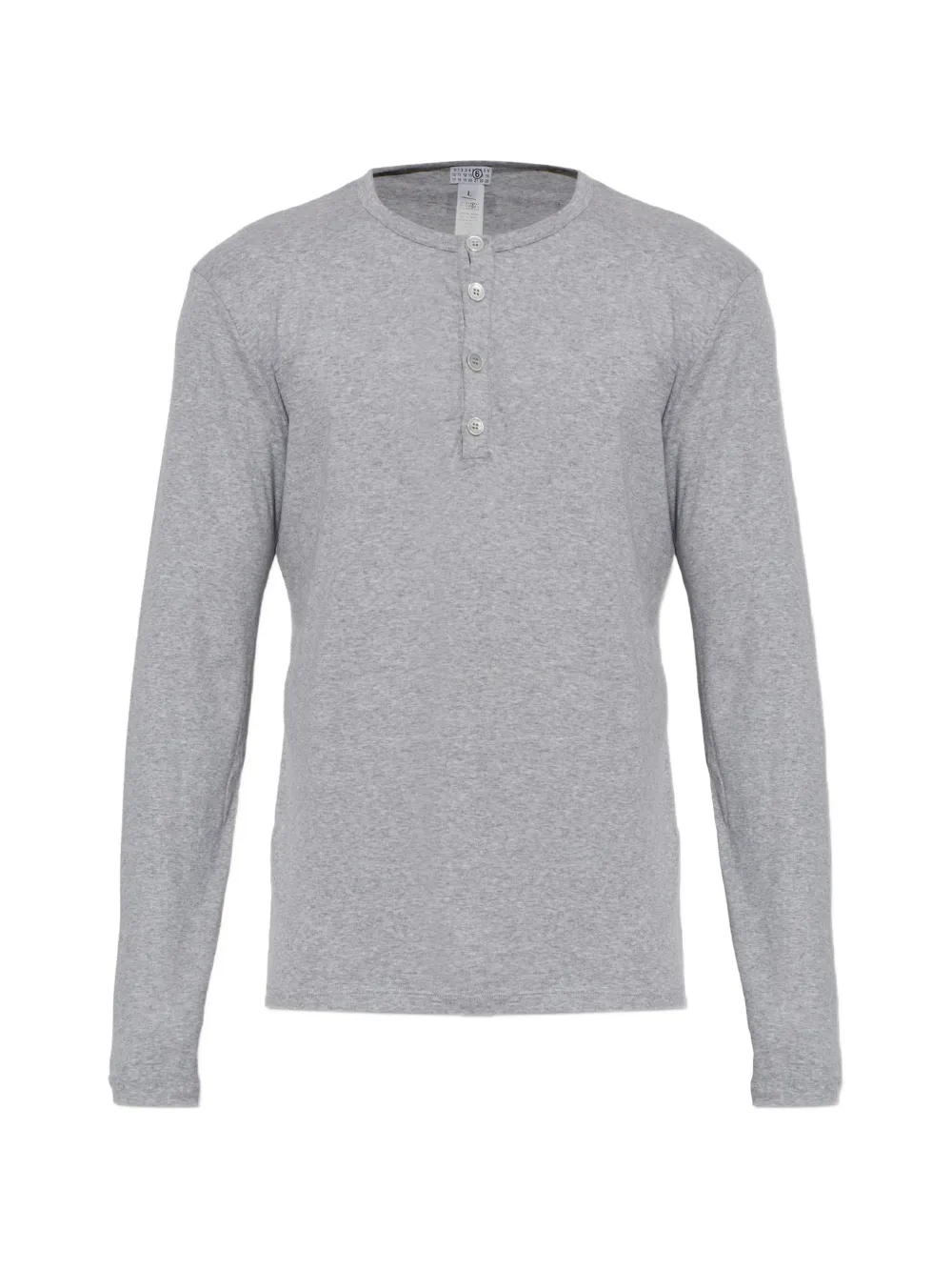 Mm6 Maison Margiela Long-sleeve T-shirt In Grey