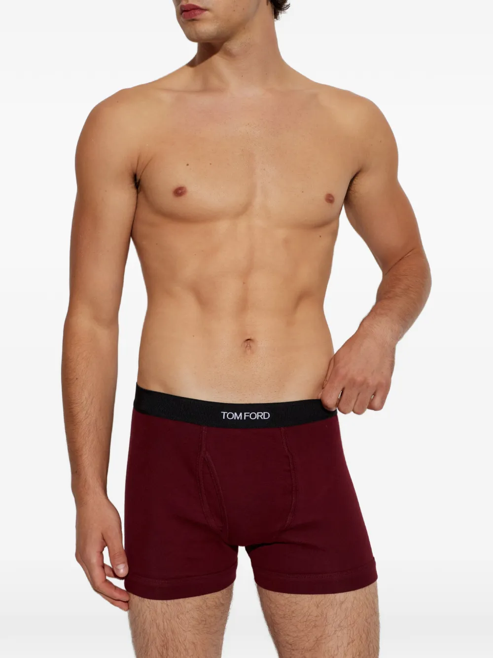 TOM FORD Boxershorts met logoband Rood