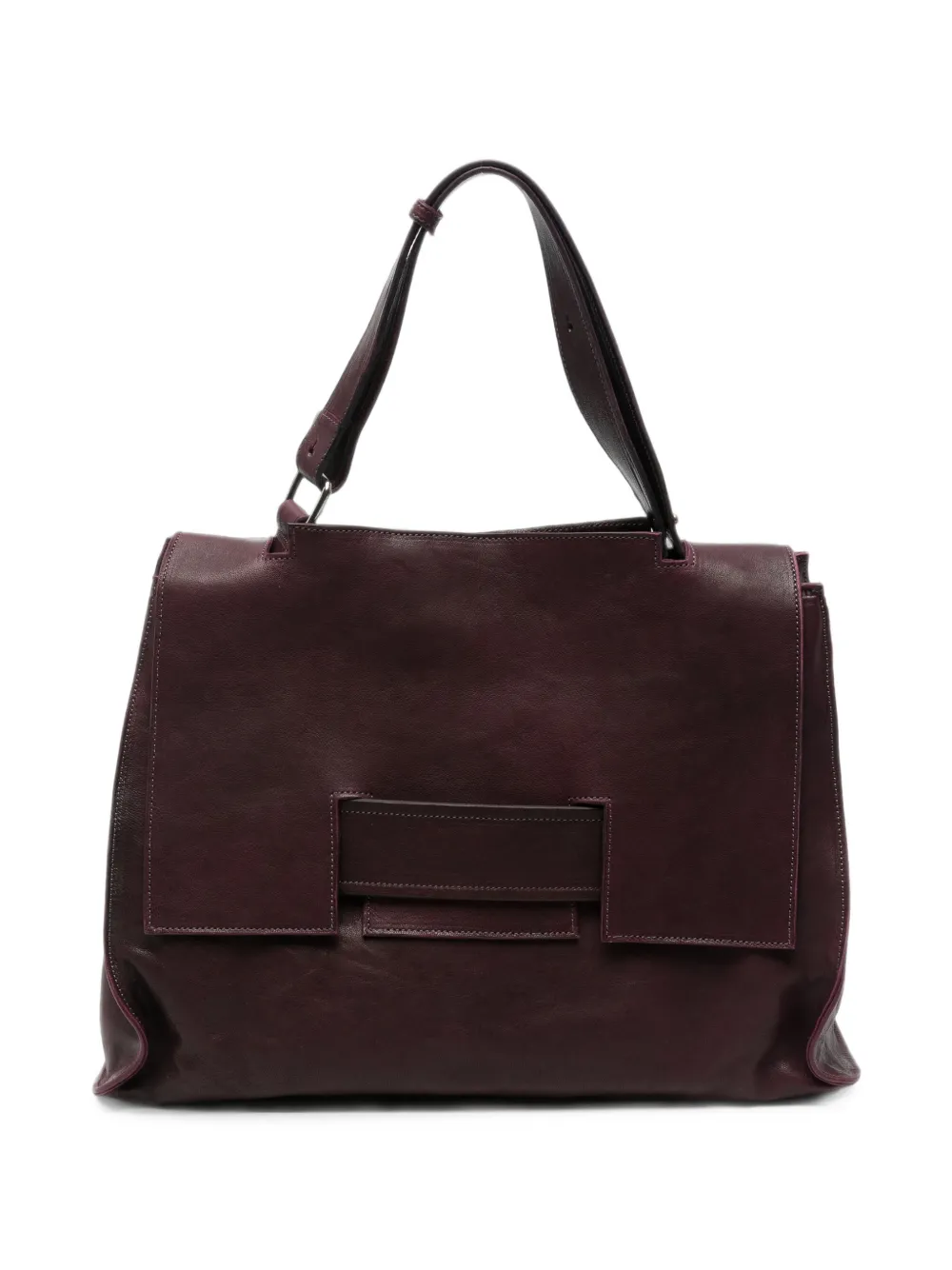 SOMMET large My Way leather shoulder bag