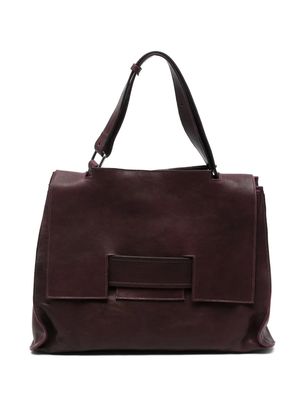 SOMMET large My Way leather shoulder bag