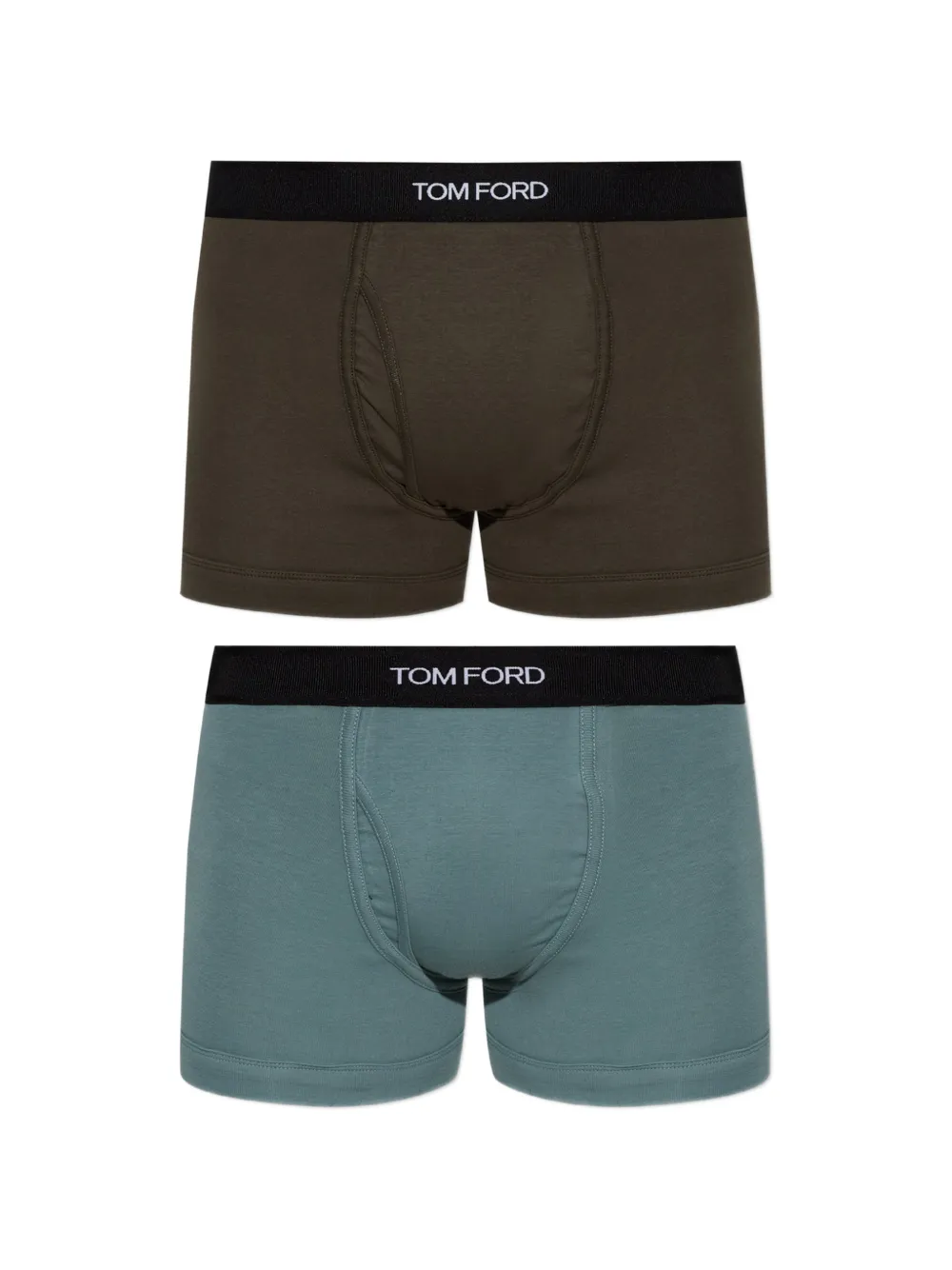 TOM FORD logo-waistband boxers (set of two) - Verde
