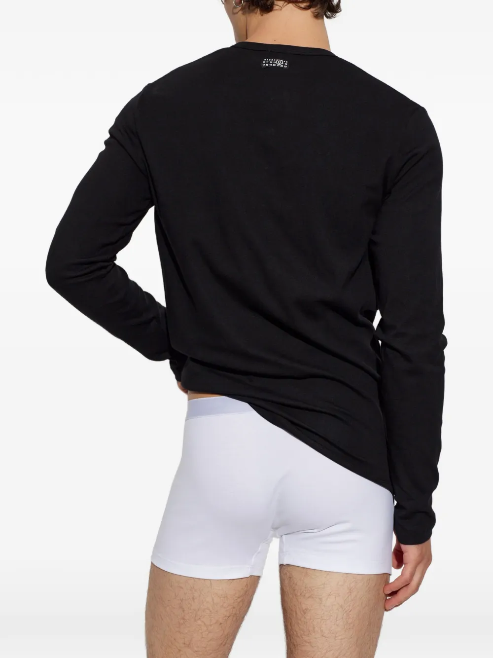 MM6 Maison Margiela long-sleeves T-shirt Zwart