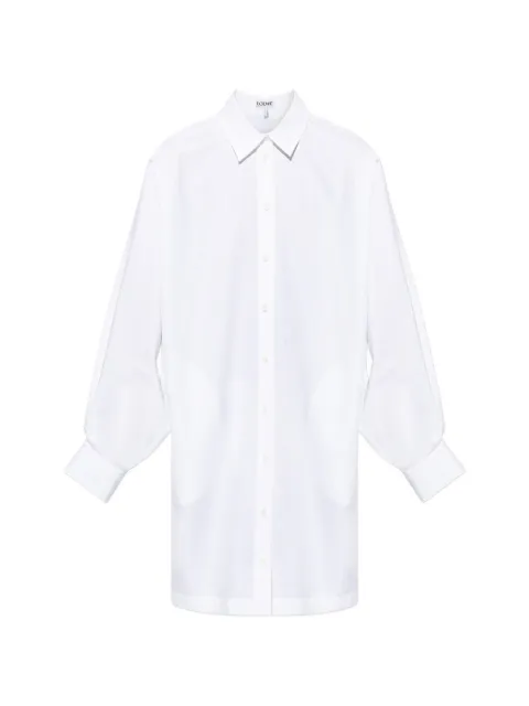 LOEWE wide-sleeve mini shirt dress