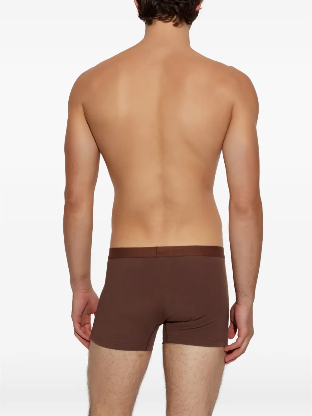 MM6 Maison Margiela Boxershorts met logo-print Bruin