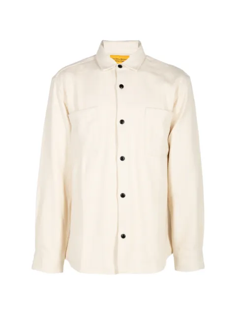 Original Madras Trading Company herringbone-weave chest-pocket shirt