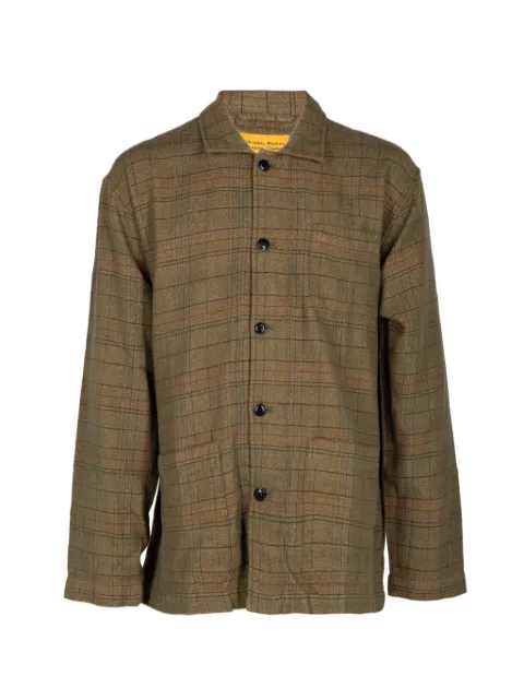 Original Madras Trading Company camisa con bolsillo de parche