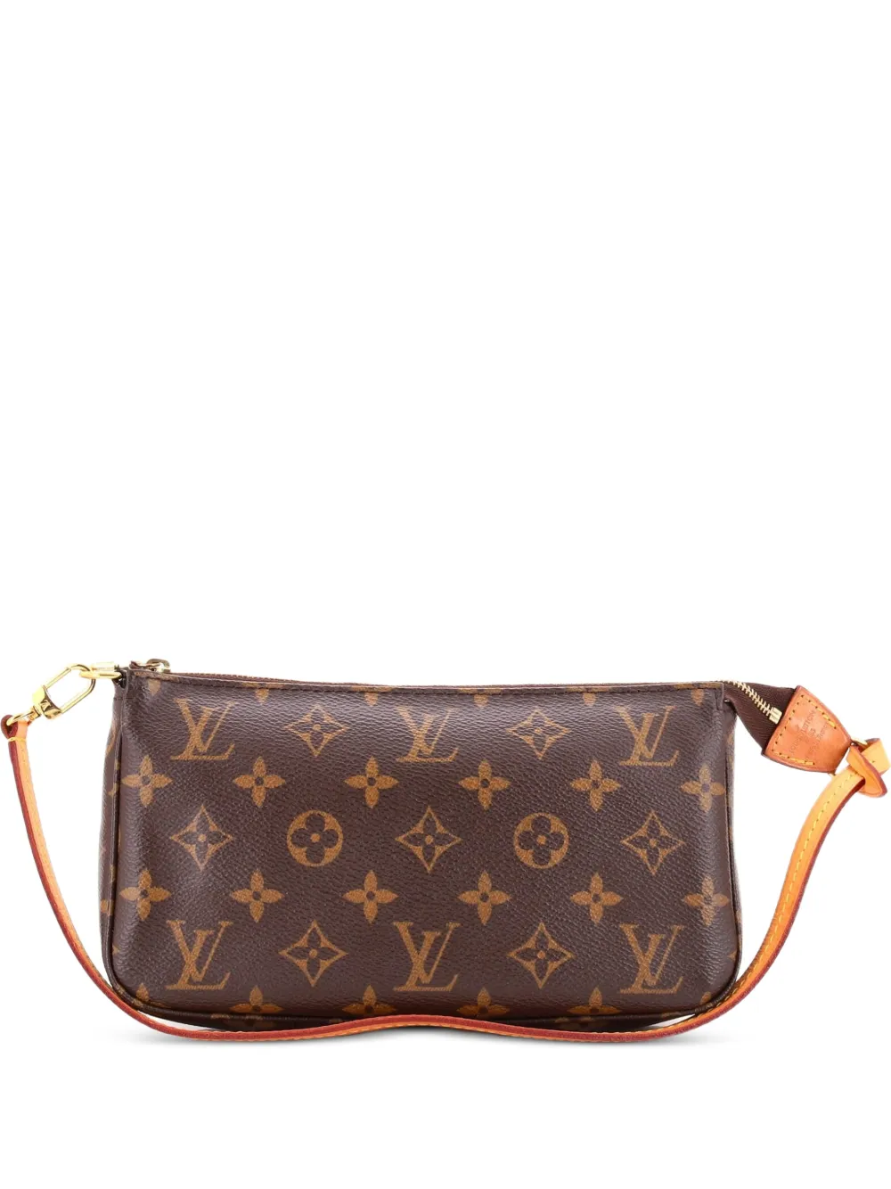 Louis Vuitton Pre-Owned Pochette Accessoires NM Clutch aus Canvas mit Monogramm - Braun