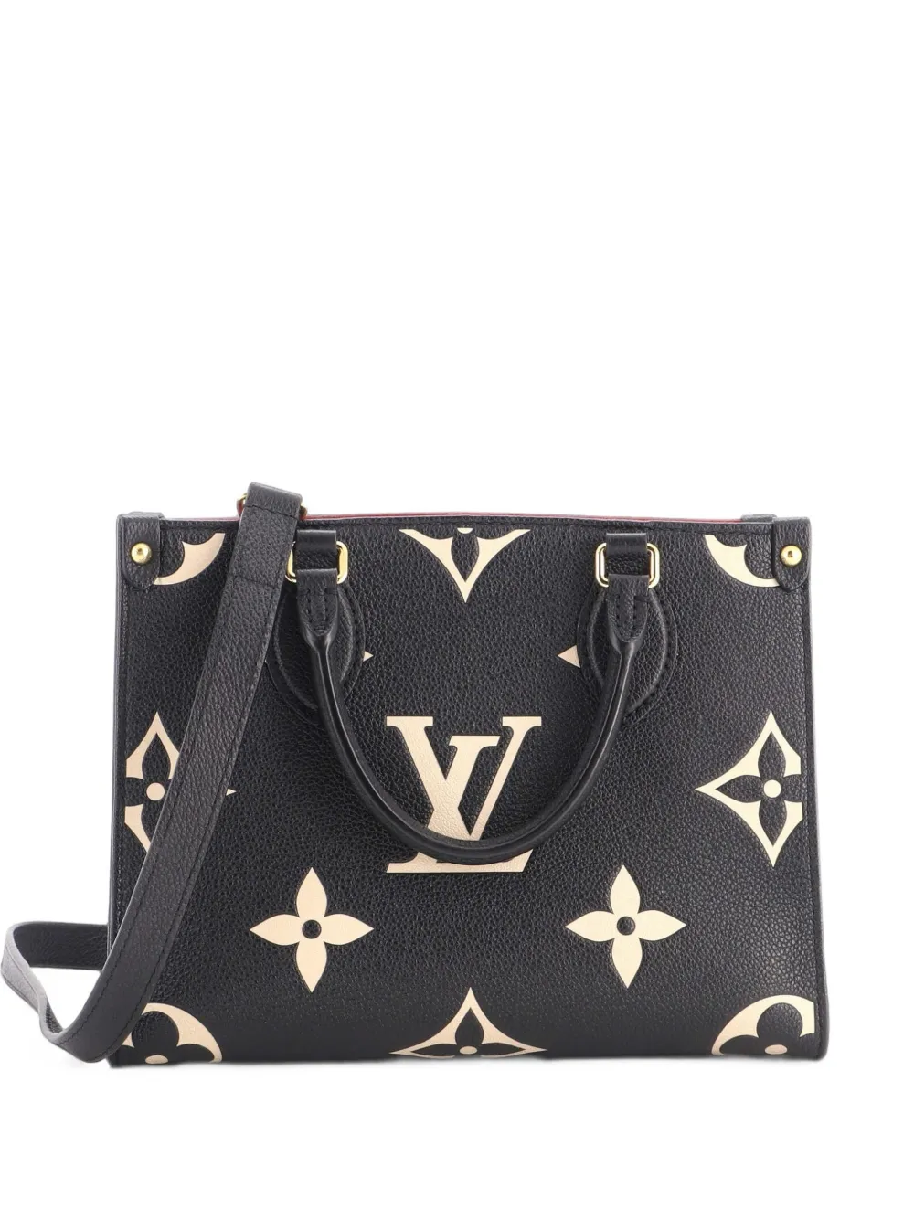 Louis Vuitton Pre-Owned OnTheGo Bicolor Monogram Empreinte Giant PM Tote Bag - Schwarz