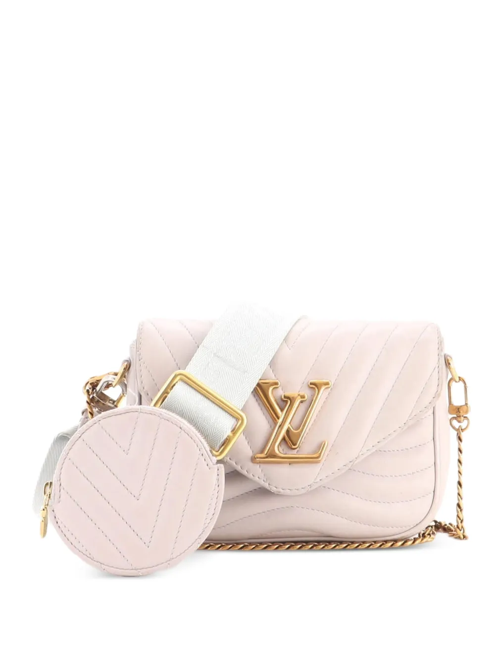 Louis Vuitton Pre-Owned Gesteppte New Wave Multi Pochette Umhängetasche - Nude