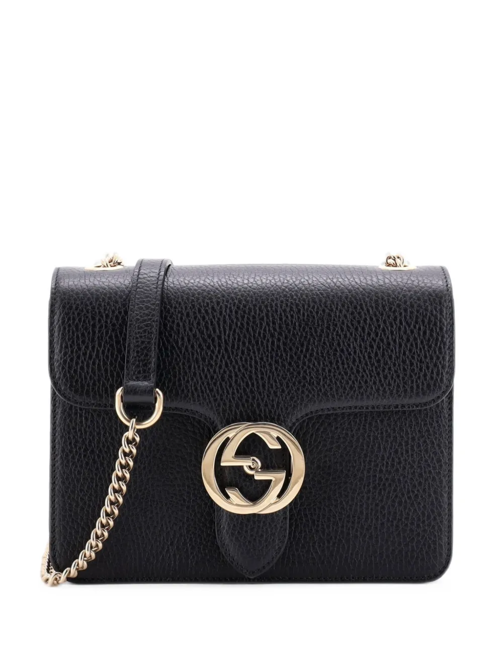 Gucci Pre-Owned Borsa a spalla GG piccola in pelle - Nero