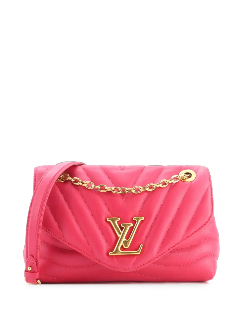 Louis Vuitton Pre-Owned Borsa a tracolla New Wave NM MM in pelle trapuntata con catena - Rosa