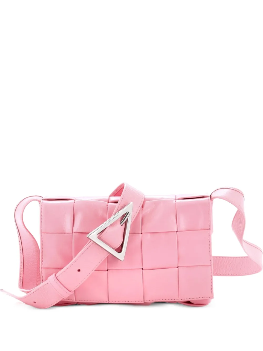 Bottega Veneta Pre-Owned Kleine Cassette Maxi Intrecciato Umhängetasche - Rosa