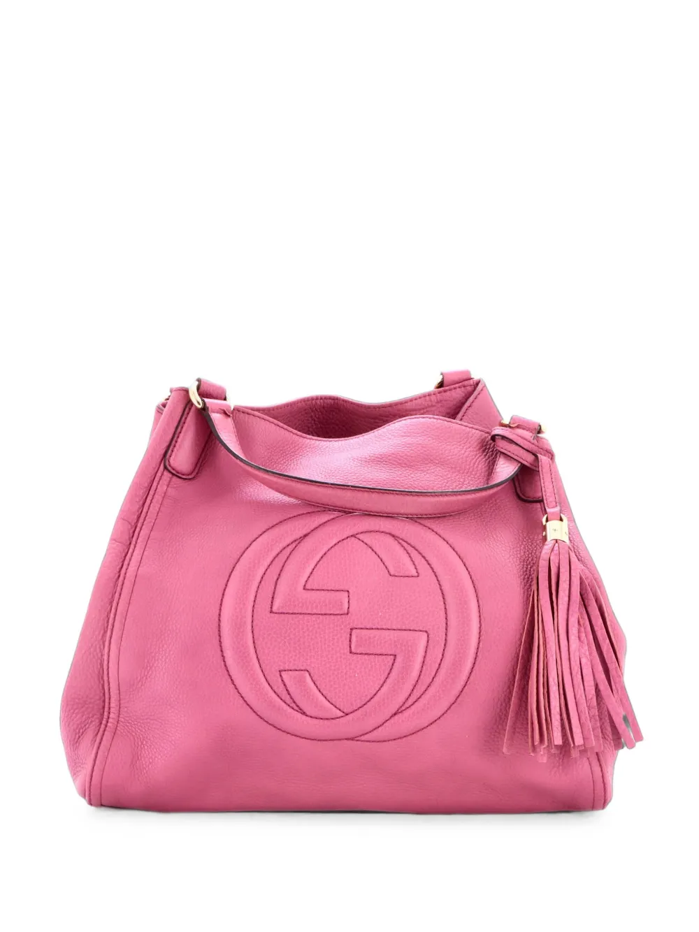 Gucci Pre-Owned Borsa a spalla Soho media in pelle - Rosa