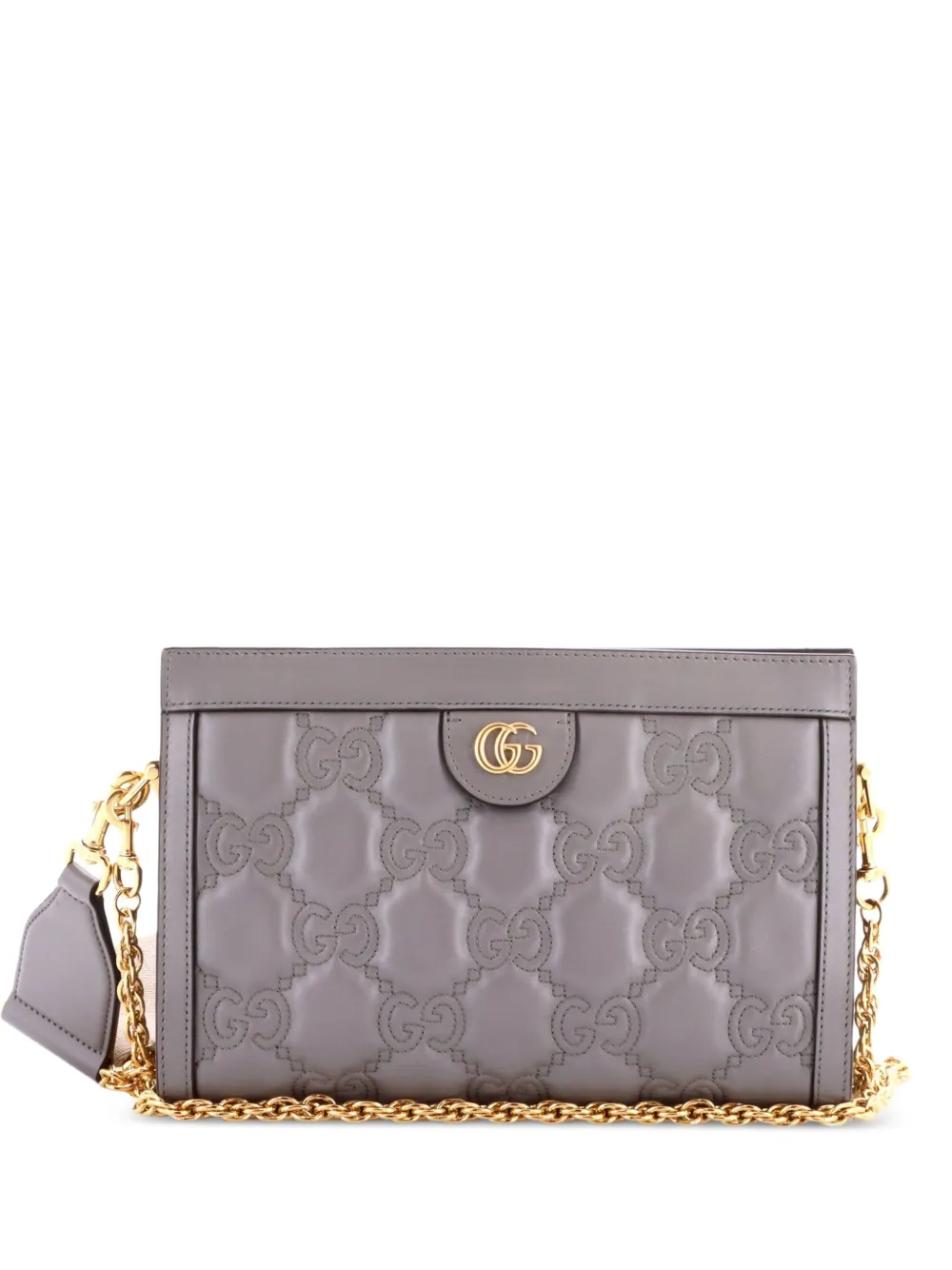 Gucci Pre-Owned Kleine Schultertasche mit GG Matelasse - Grau