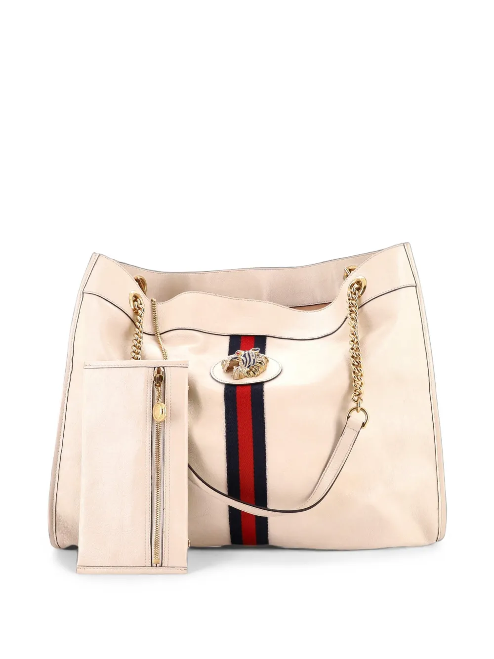 Gucci Pre-Owned ラジャ チェーン レザー ラージ ハンドバッグ