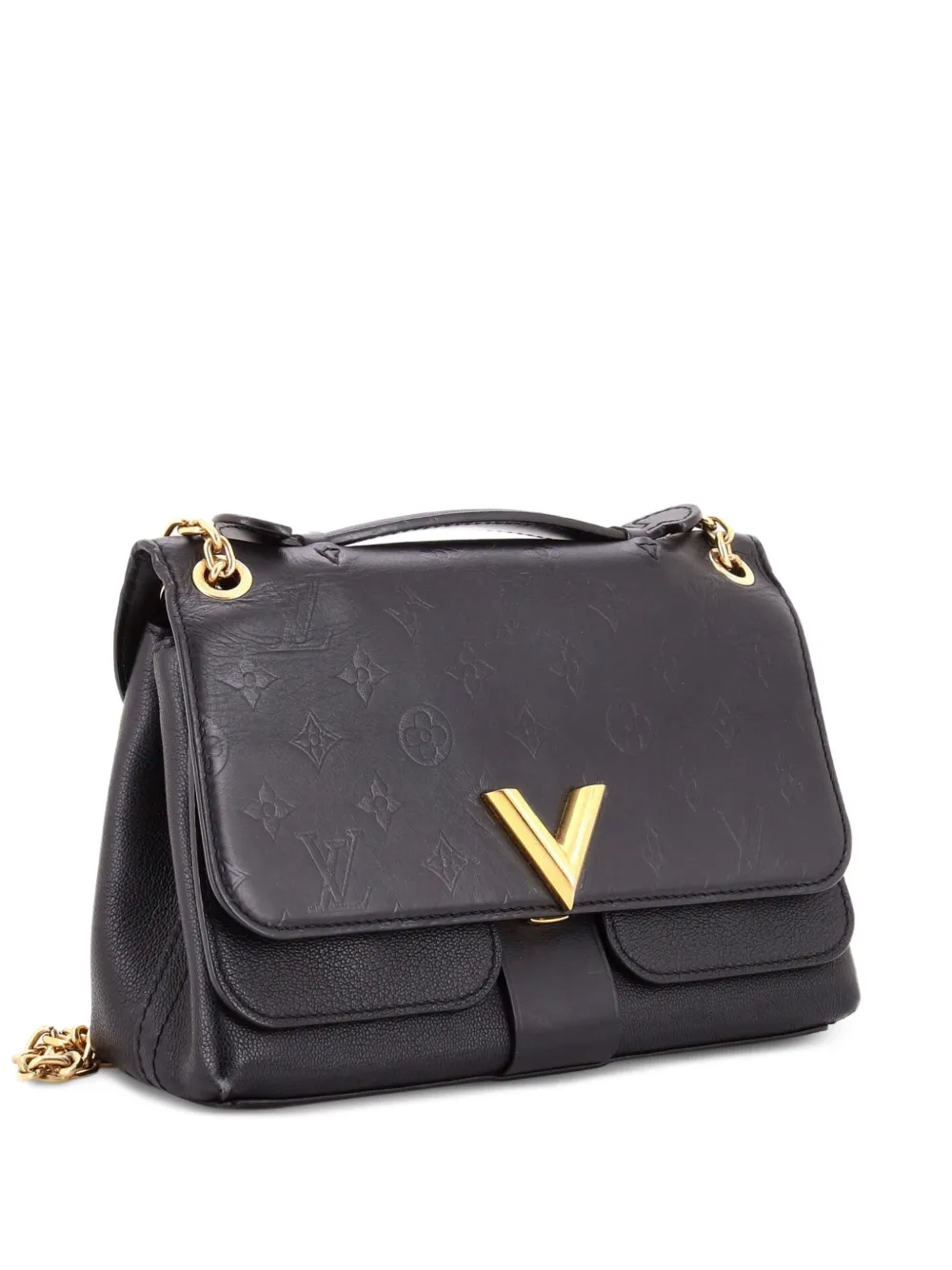 Louis Vuitton Pre-Owned Very Chain Bag Monogram Leather shoulder bag - Black