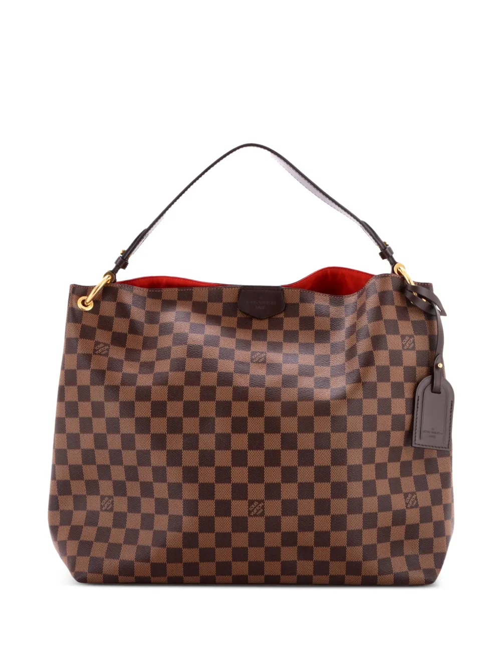 Louis Vuitton Pre-Owned Graceful Handbag Damier MM hobo bag - Brown