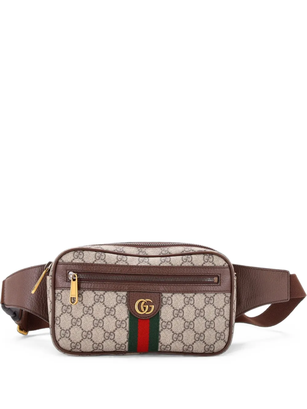 Gucci Pre-Owned Ophidia GG Coated Canvas Medium belt bag - Marrone
