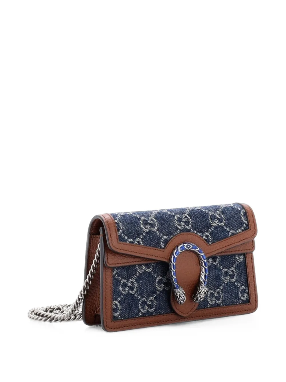 Gucci Pre-Owned ディオニュソス GGデニム スーパーミニ ショルダー