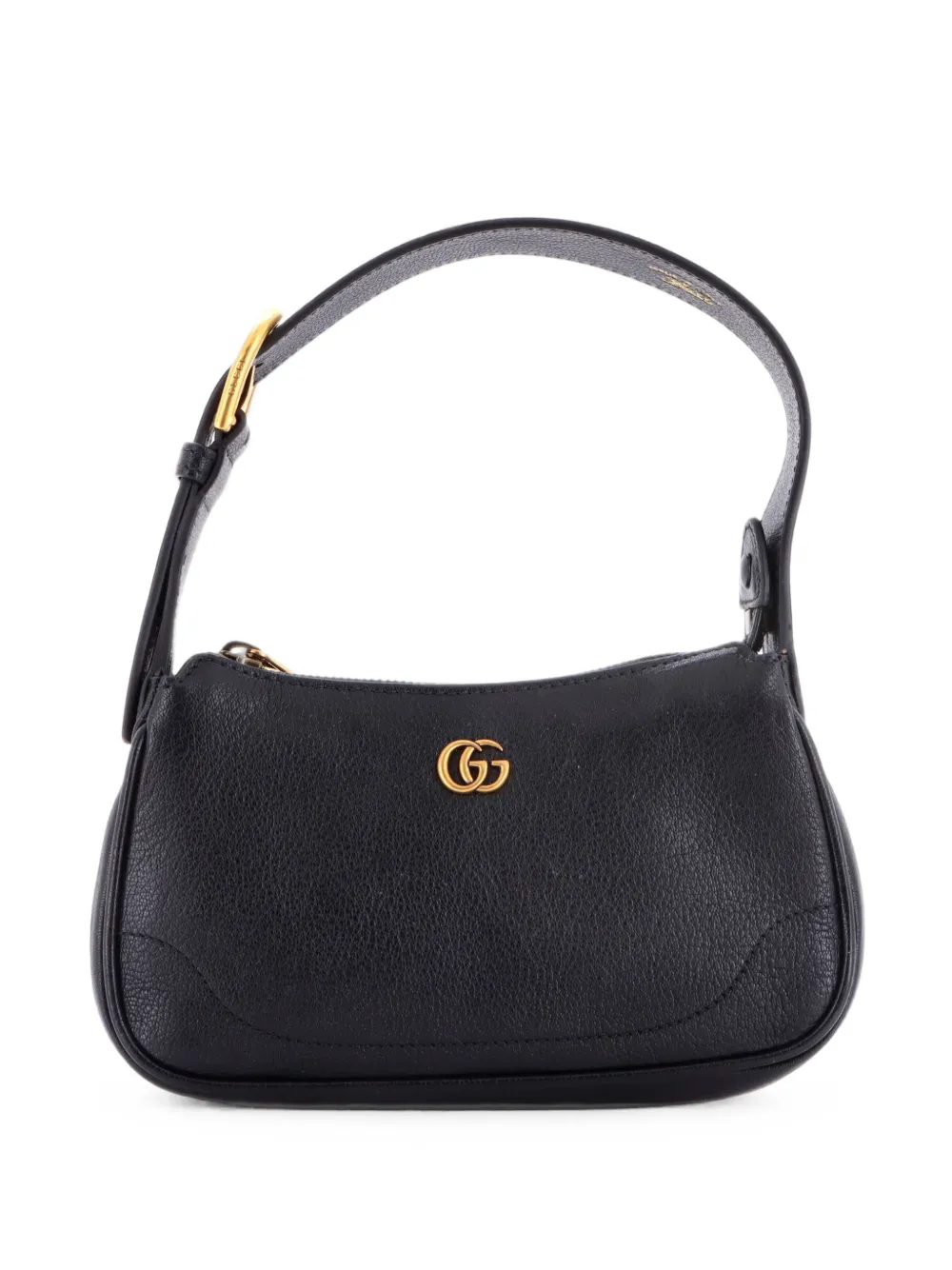 Gucci Pre-Owned Aphrodite Leather Mini shoulder bag - Nero