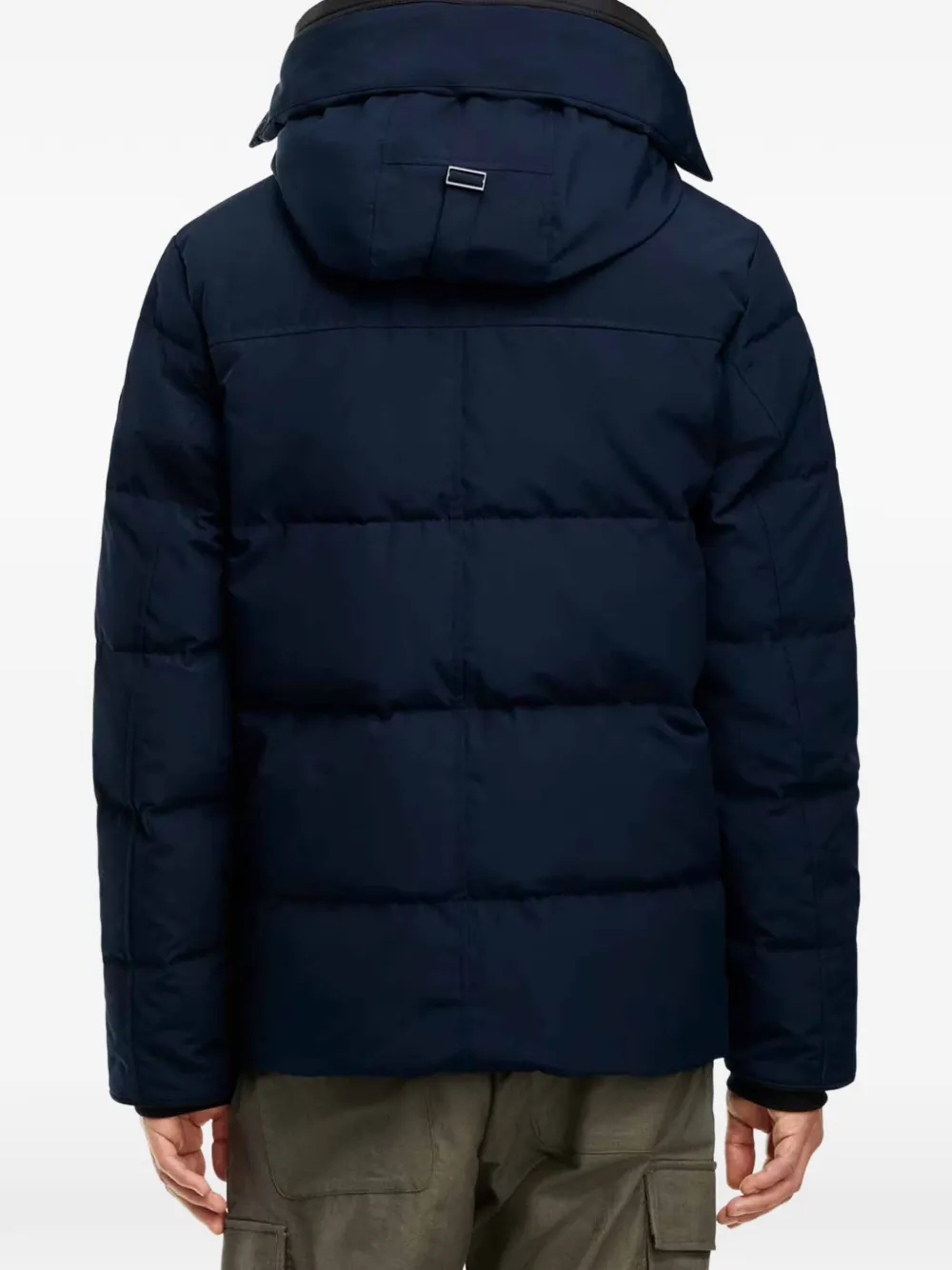 Canada Goose Wyndham gewatteerd jack met capuchon Blauw