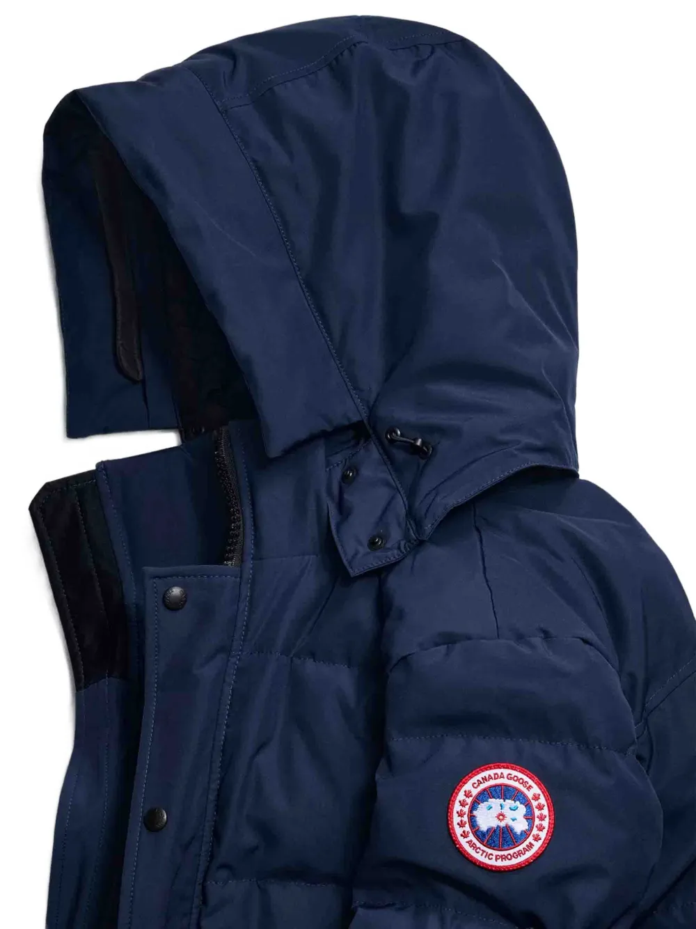 Canada Goose Wyndham gewatteerd jack met capuchon Blauw