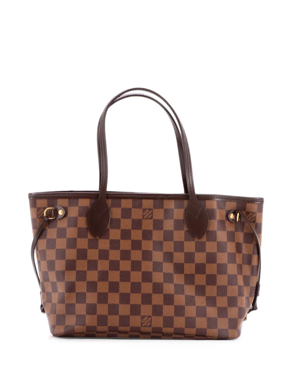 Louis Vuitton Pre-Owned Borsa tote Neverfull PM in tela Damier - Marrone