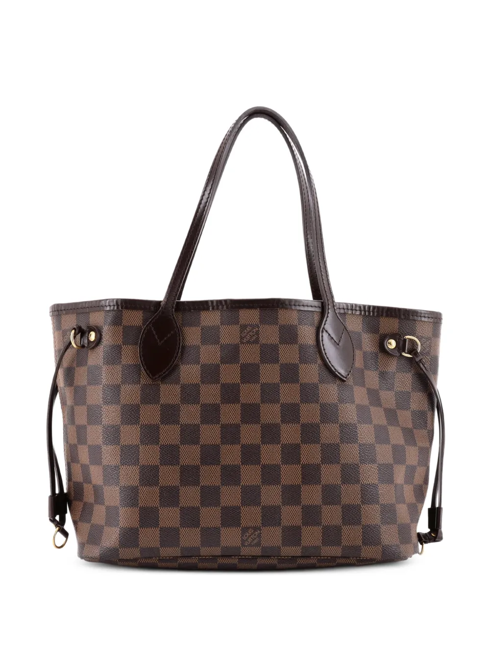 Louis Vuitton Pre-Owned Borsa tote Neverfull PM in tela Damier - Marrone