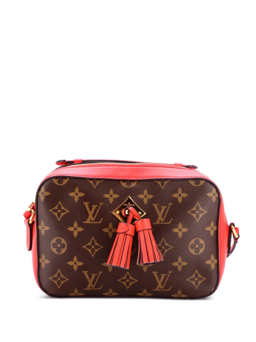 Louis Vuitton Pre-Owned Saintonge Umhängetasche aus Monogram-Canvas - Rot
