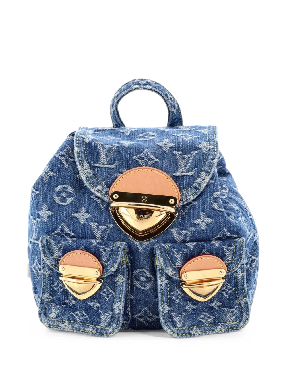 Louis Vuitton Pre-Owned Venice Monogram Denim backpack - Blu
