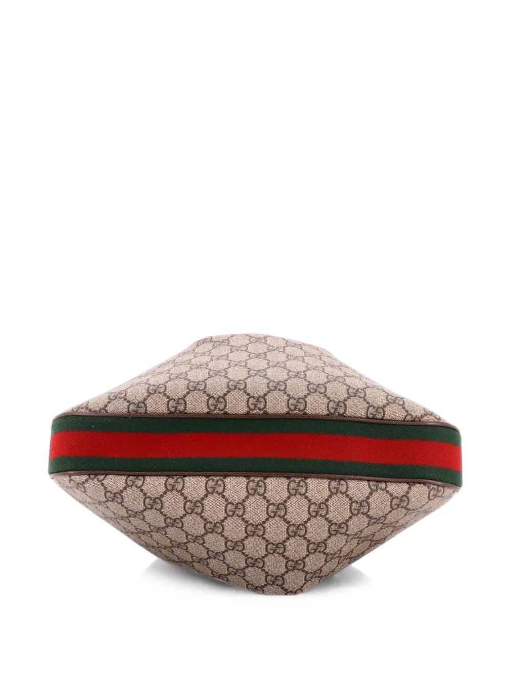 Gucci Pre-Owned Borsa a spalla Attache media in tela cerata GG - Marrone