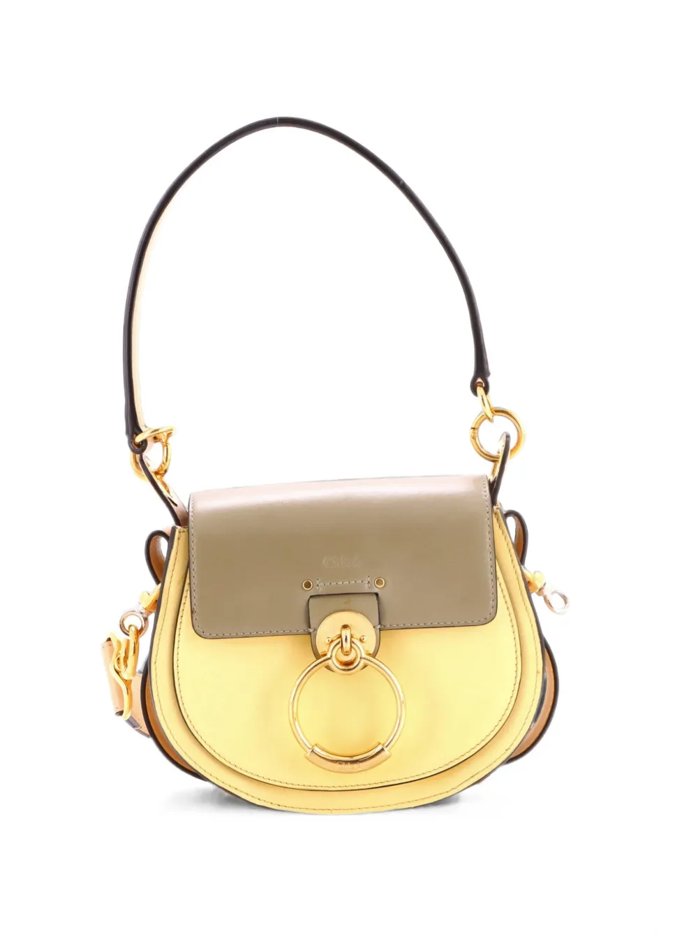 Chloé Pre-Owned Tess Bag Leather Small shoulder bag - Verde