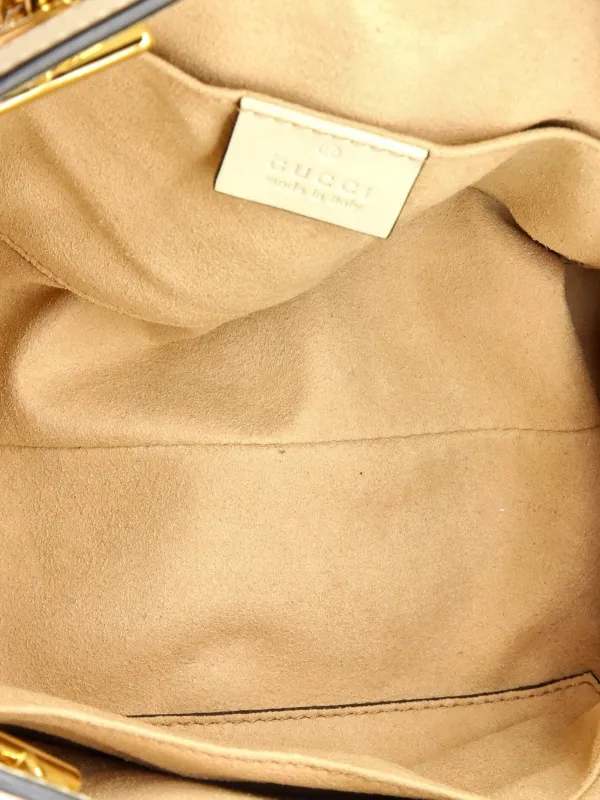 Gucci Pre-Owned パドロックチェーントート GGコーテッドキャンバス